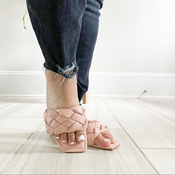 J.Mark Nude Braided Slide Sandal Passion-99 - Picture 11 of 12